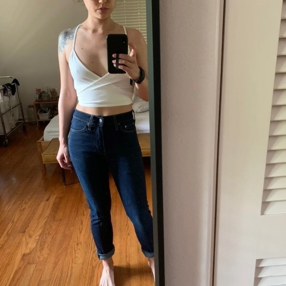 Levi's Denim - Levi high waisted 29/30 dark blue denim jeans